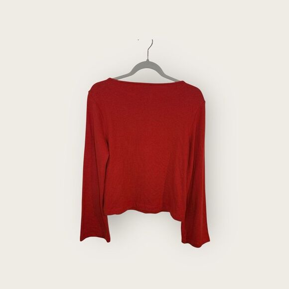 Reformation Eternity Knit Top in Sun-dried Tomato Size XS - Picture 5 of 8